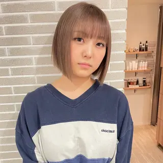 ショート カラー 大人可愛い/レイヤー /ブリーチ/溝口誠二のヘアスタイル