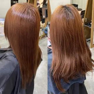 ロング カラー 心斎橋韓国ボブ 好原良真のヘアスタイル
