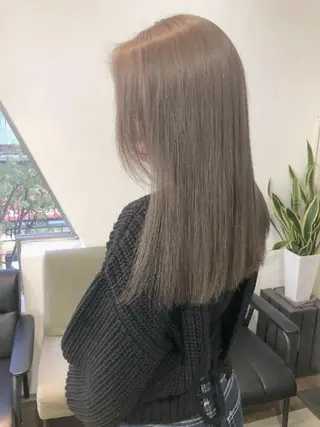 セミロング ヘアアレンジ カラー GiseL 博多 ジゼル　博多のヘアスタイル