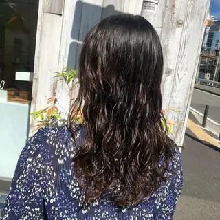 ロング カラー パーマ 【透明感×レイヤー】 🍃RIKU🍃のヘアスタイル