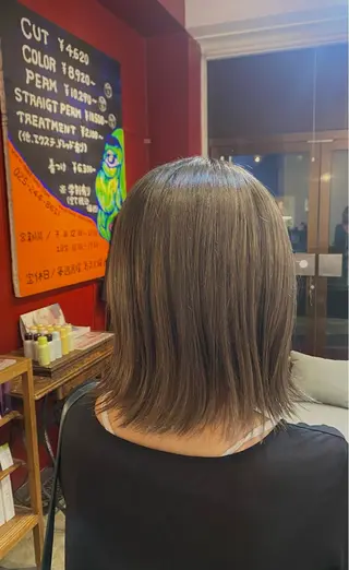 カラー ORe'S HAIR BE GLaDユウナのヘアスタイル
