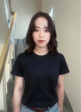 セミロング カラー sliver ・siki /YUIのヘアスタイル