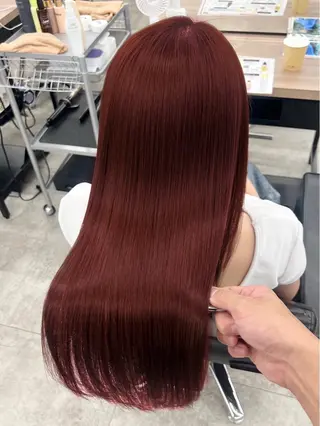 ミディアム カラー レイヤー🩰顔まわり /透明感/kanaのヘアスタイル