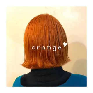 ショート カラー パーマ ヘアアレンジ ゆさこのか ダブルカラー／縮毛のヘアスタイル