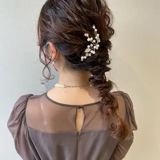 ロング ヘアアレンジ 久保田 茜のヘアスタイル