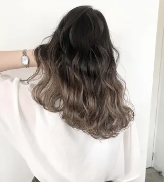 ロング カラー ヘアアレンジ 榎園 由美のヘアスタイル