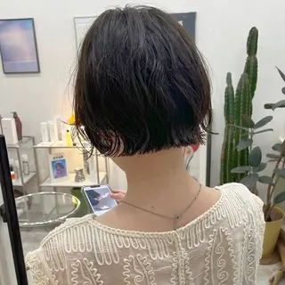 ショート ボブパーマ🥣KON コンナツミのヘアスタイル