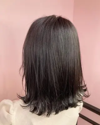 ミディアム カラー ✨髪質改善縮毛矯正✨ 宇田川修平のヘアスタイル