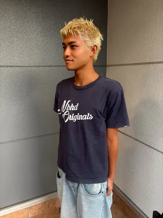 カラー メンズ 安藤楓華 fuka andoのヘアスタイル