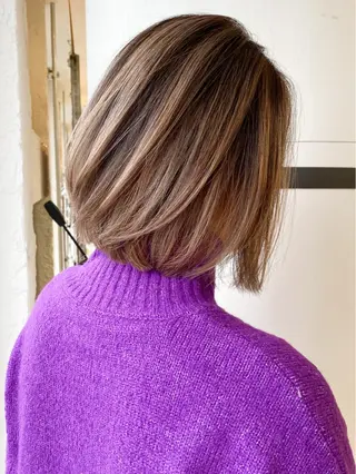 ミディアム カラー welring hair salonのヘアスタイル