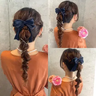 ロング ヘアアレンジ 美髪× ヘアセット✨Araiのヘアスタイル