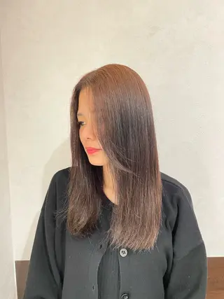 セミロング カラー 🍯透明感カラー MANA🍯のヘアスタイル