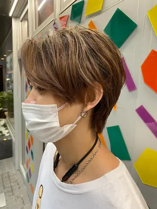 ショート カラー メンズ Riganuts王子 Hayato✂︎のヘアスタイル