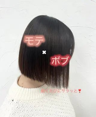 ミディアム カラー パーマ ヘアアレンジ Moe🫧 ショート🩶のヘアスタイル