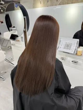 ロング カラー yuuna ✮ door whiteのヘアスタイル