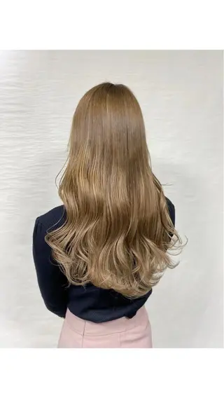 ロング カラー ヘアアレンジ 髪質改善【縮毛矯正】 北千住 田邉 澪のヘアスタイル