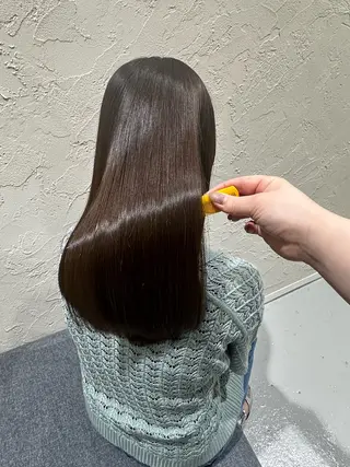 セミロング カラー 【髪質改善】 夏目結以のヘアスタイル