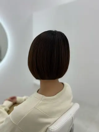 ショート カラー ✄﻿aini天王寺 ✄﻿ゆ乃のヘアスタイル