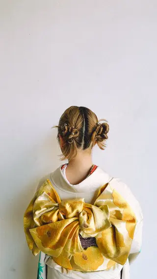 ヘアアレンジ ヘアメイク🌷 着付👘ハルのヘアスタイル