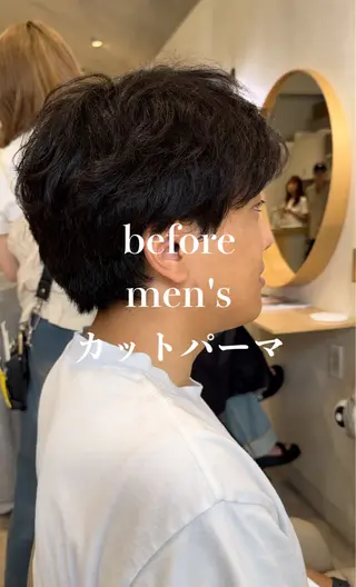 ショート パーマ メンズ メンズ指名多数!! 田島史也のヘアスタイル
