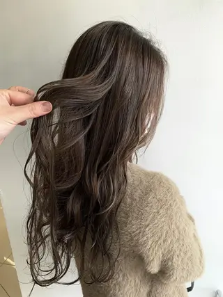 ロング カラー 町田で叶う本物の 髪質改善 鍋谷勇のヘアスタイル