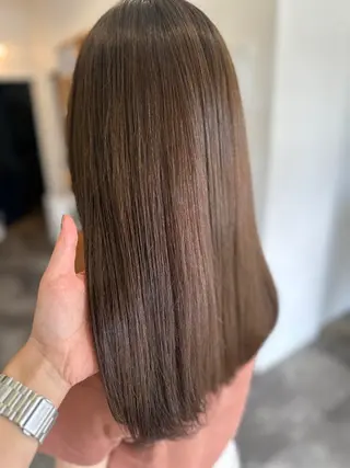 セミロング 後藤 千絵のヘアスタイル