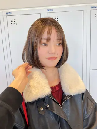 ショート 💛河原町/透明感/ コテ巻き/moe💛のヘアスタイル