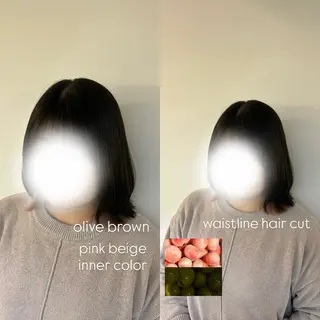 ショート カラー 松井 詩織のヘアスタイル