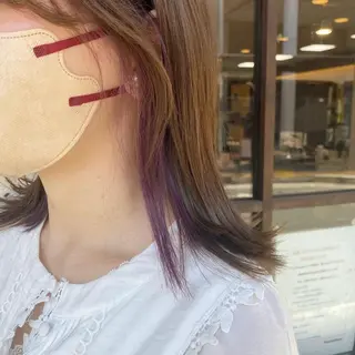 ミディアム カラー 平井/レイヤーカット /ハッシュカット🩰のヘアスタイル