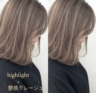 ミディアム カラー ❤️ダブルカラー 髪質改善❤️SAYAのヘアスタイル
