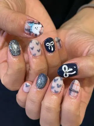 ネイル Mana  🫧 パラジェル⌇自由が丘のネイルデザイン