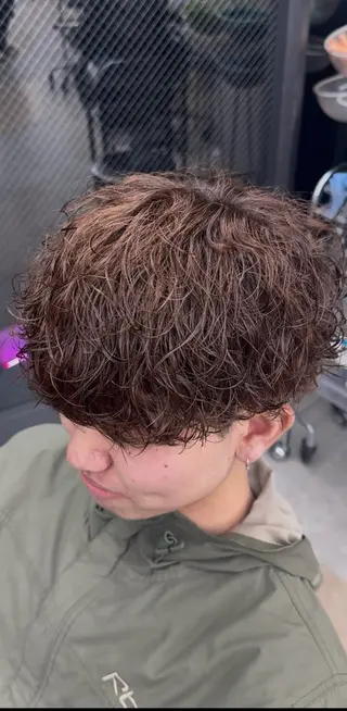 カラー パーマ メンズ 名古屋シャドウパーマ /伊藤恵悟のヘアスタイル