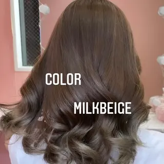 ミディアム カラー エクステ🩵ブリーチ 韓国ヘア🩵KAEのヘアスタイル