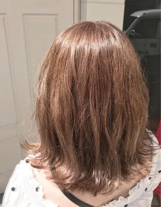 ミディアム カラー 🫟Blanco🫟 Color&Careのヘアスタイル