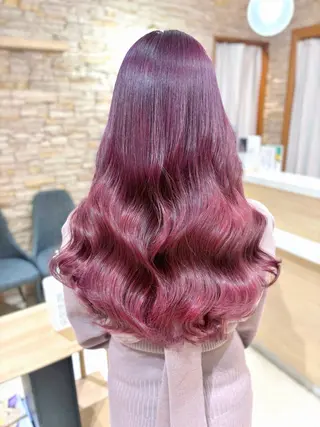 ロング 艶髪/透け感カラー /RYOのヘアスタイル