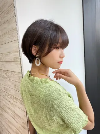 ショート ショート/レイヤー カット/服部タカノリのヘアスタイル
