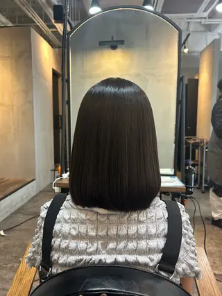 ミディアム 木下 美優のヘアスタイル