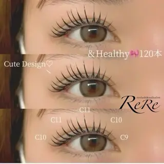 マツエク・マツパ 佐藤 華【ReRe南口】のマツエク・マツパデザイン