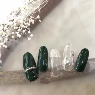 ネイル ⭐︎休業中の練習⭐︎ JNA認定講師髙橋のネイルデザイン