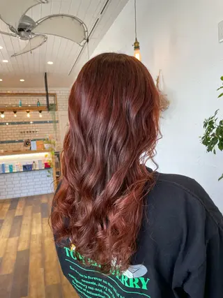 ロング カラー 🌸小掛🌸 豊橋外国人風カラーのヘアスタイル