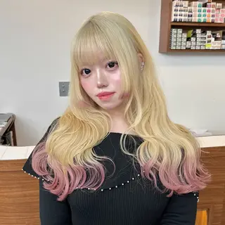 カラー エクステモデル募集 💗大阪梅田/川上のヘアスタイル