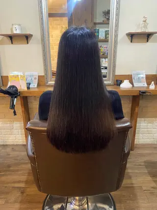 ロング Hair & Eyelash Riche所属・肥田 夕蘭のヘアスタイル