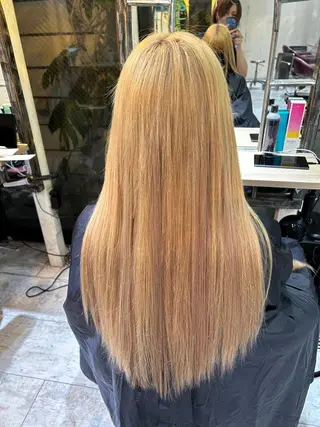 ロング カラー ‼️最新ハネエクステ 原宿のヘアスタイル