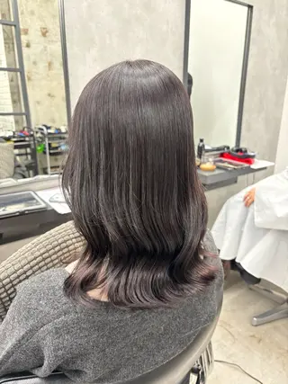 ロング カラー すぐ巻ける縮毛矯正 🍀勝倉　麗のヘアスタイル