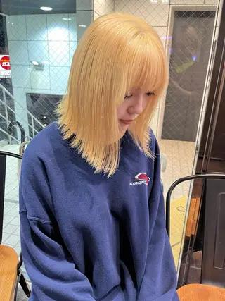 カラー 💖デザインカラー/ タダ ハナカ💖のヘアスタイル