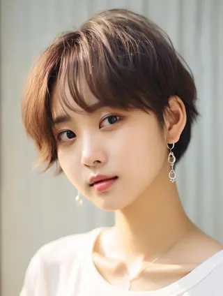 ショート 表参道/さあ や/大人ナチュラルのヘアスタイル