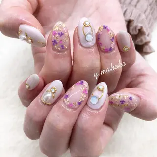 ネイル パラジェル有/ 長さだし/mahoのネイルデザイン