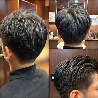 ショート メンズ 根尾 海咲のヘアスタイル