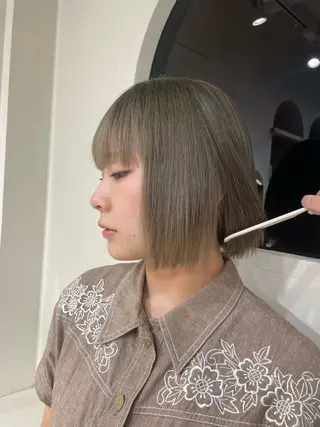 ショート カラーモデル募集中 Rei🐈‍⬛/大宮のヘアスタイル