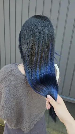 ロング カラー 関口 友菜のヘアスタイル